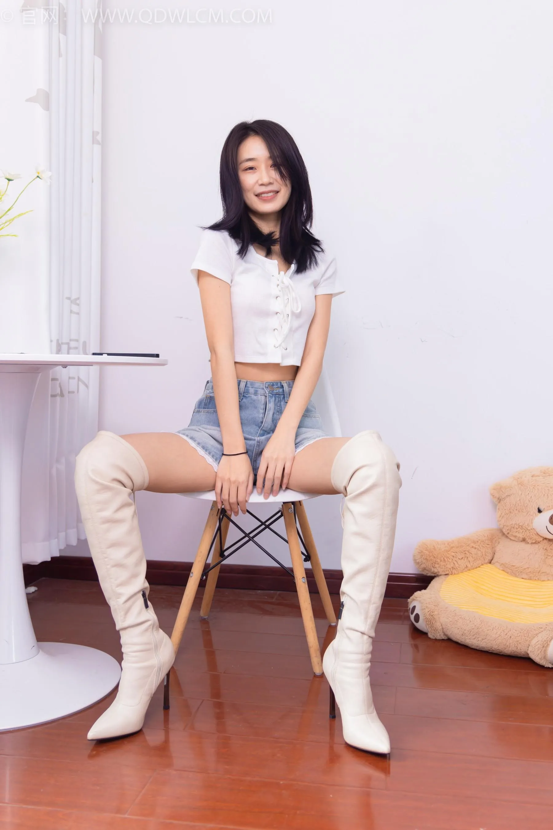 物恋传媒 NO.1552 菜菜-白色的花 [178P]插图3